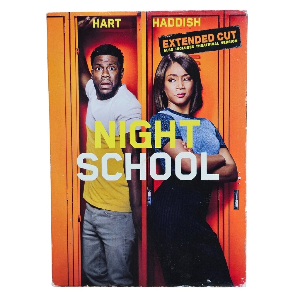 Night School DVD Extended Cut‎ Comedy Kevin Hart Tiffany Haddish Excellent